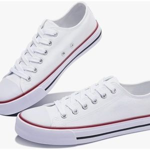 Canvas Shoes Low Top Fashion Sneakers Slip on Walking Shoe